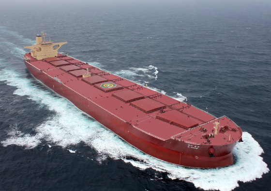 SK Shipping's bulk carrier installed with a navigation suppost system developed by Hyundai Heavy Industries. [HYUNDA HEAVY INDUSTRIES]