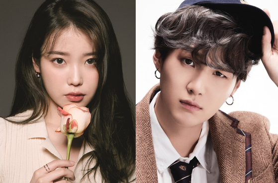 Singer IU and rapper Suga of BTS's collaboration drops on May 6. 