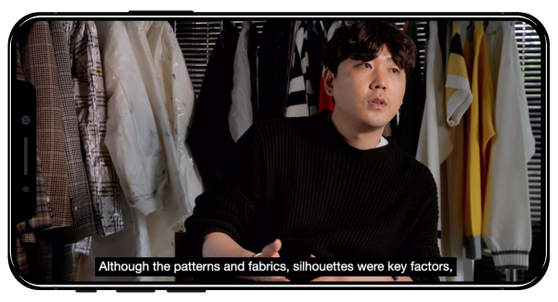 A video of designer Ha Dong-ho’s label Showing Boundaries. [SEOUL DESIGN FOUNDATION]