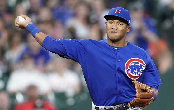 Former Chicago Cubs shortstop Addison Russell will now be playing for the Kiwoom Heroes, replacing Taylor Mottor. [AP/YONHAP] 