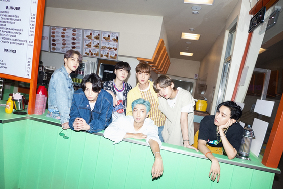 The teaser image for BTS's new single "Dynamite." [BIG HIT ENTERTAINMENT]