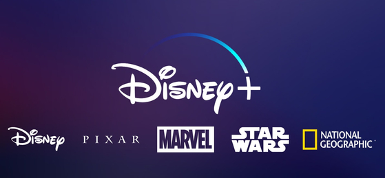  Logos of Disney Plus and film studios. [JOONGANG PHOTO]