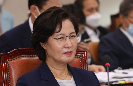 Justice Minister Choo Mi-ae.  [YONHAP] 
