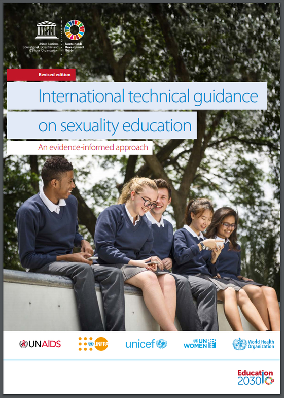 Unesco's 2018 revision of the "International Technical Guidance on Sexuality Edcuation." [UNESCO]