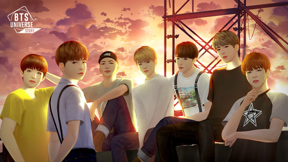 Netmarble’s latest mobile game BTS Universe Story. [NETMARBLE]