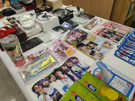 Counterfeit goods confiscated by KIPO. [YONHAP]