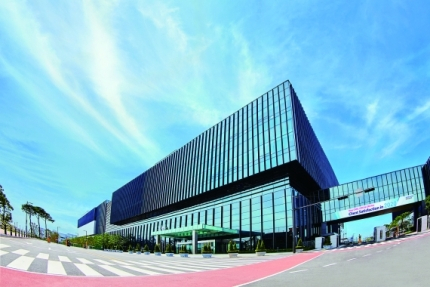 Samsung Biologics' headquarters in Incheon. [SAMSUNG BIOLOGICS]