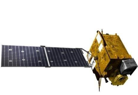 Korea's Chollian-2B satellite, an environment-monitoring satellite that launched in French Guiana in South America in February. [YONHAP]