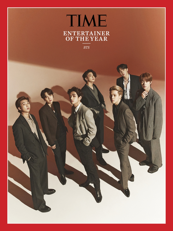 BTS was chosen as the Entertainer of the Year by TIME Magazine, after achieving historical feats this year despite Covid-19. [TIME]