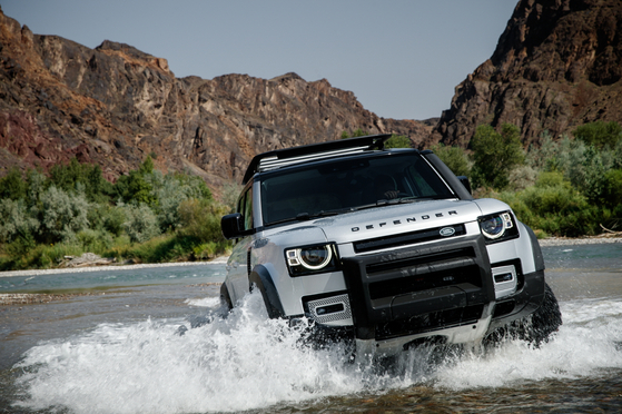 The All New Defender from Land Rover provides comfort, safety and an exciting driving experience. [LAND ROVER]
