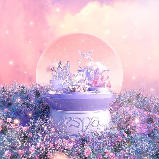 The cover image for girl group aespa's upcoming remake ″Forever.″ [SM ENTERTAINMENT]