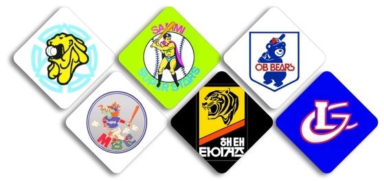 The KBO's six founding clubs.