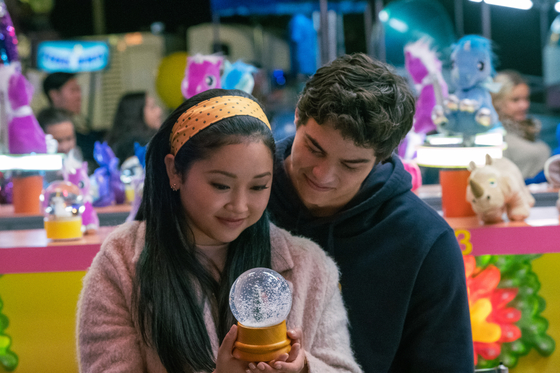 Lana Condor and Noah Centineo bid farewell to their characters Lara Jean and Peter as they wrap up the trilogy of "To All the Boys." [NETFLIX] 