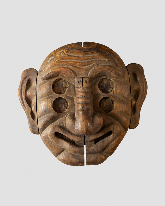 Bangsangsi Mask, which was worn by a person with the role of expelling evil spirits. [NATIONAL PALACE MUSEUM OF KOREA]