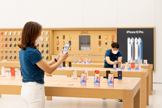 Apple's second store in Korea at IFC Mall in Yeouido, western Seoul. [APPLE]