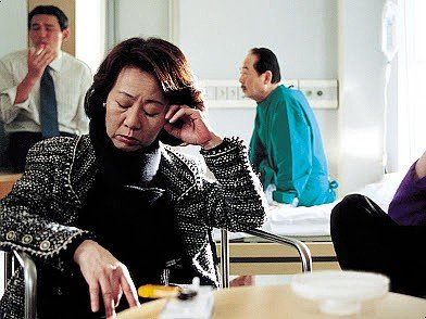 In "A Good Lawyer's Wife" (2003), Youn plays a mother-in-law who falls in love with her old childhood friend. [MYUNG FILM] 