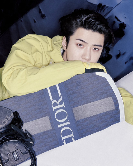  Sehun of boy band Exo is a brand ambassador for luxury brand Dior. [DIOR] 