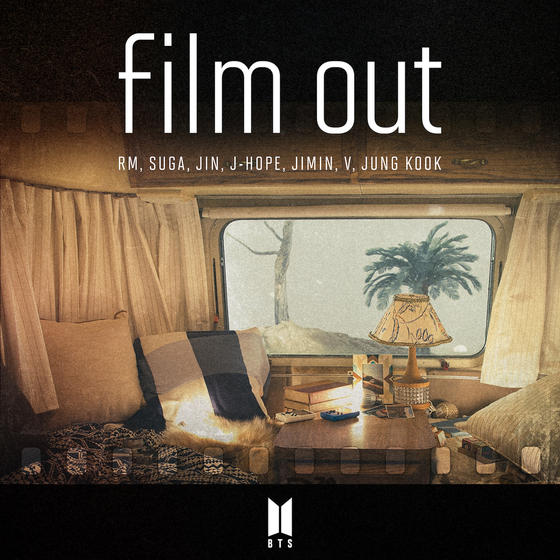 The album cover of BTS's Japanese single ″Film Out.″ [BIG HIT ENTERTAINMENT]