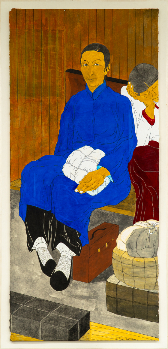The portrait of Jeong Jeong-hwa by Yun Suk-nam. [YUN SUK-NAM]