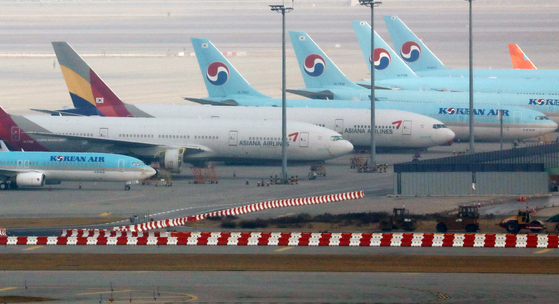 Asiana Airlines and Korean Air Lines aircraft [NEWS1]