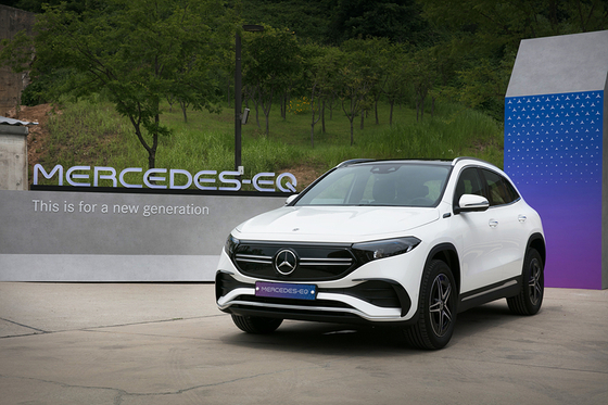 The New EQA, Mercedes-Benz's second all-electric vehicle (EV) for Korea. [MERCEDES-BENZ KOREA]