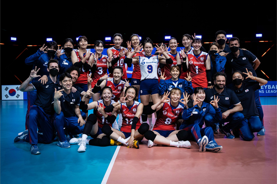 Korean national volleyball team [FIVB/YONHAP]