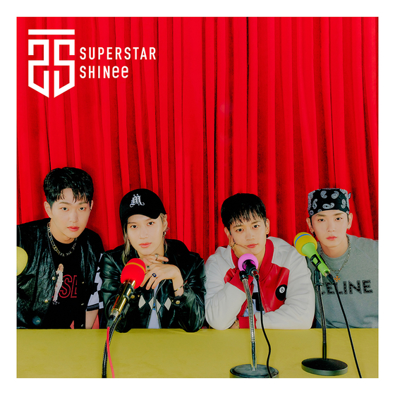 The cover image for SHINee's upcoming Japanese EP ″Superstar″ [SM ENTERTAINMENT]