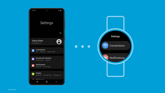 An image promoting Samsung Electronics' new user interface for the upcoming Galaxy Watch. [SAMSUNG ELECTRONICS]