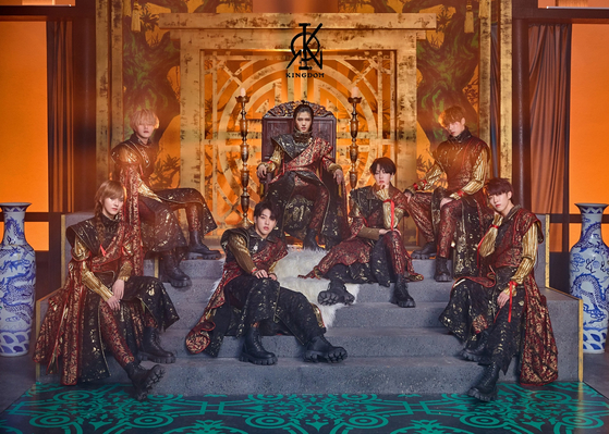 The concept photo for boy band Kingdom's second EP “History of Kingdom: Part II. Chiwoo” [GF ENTERTAINMENT]