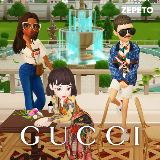 In Zepeto, Naver's metaverse app, 60 Gucci products including handbags and clothing are available to decorate avatars. Avatars can try them on in Gucci Villa in the Zepeto's virtual space. [NAVER Z] 