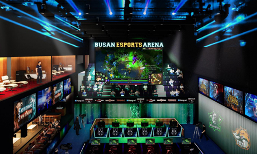 Construction of the Busan Esports Arena was completed last November. The main venue can house up to 330 spectators. [BUSAN METROPOLITAN CITY]