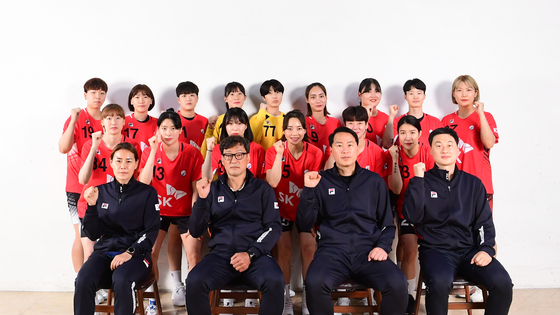 The women's national handball team [KOREA HANDBALL FEDERATION]