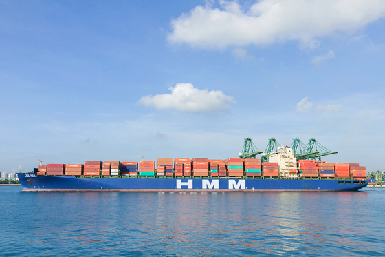 An HMM container vessel [YONHAP]