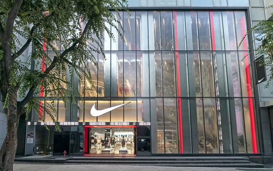 A Nike Korea store in Myeongdong in central Seoul. [NIKE KOREA]