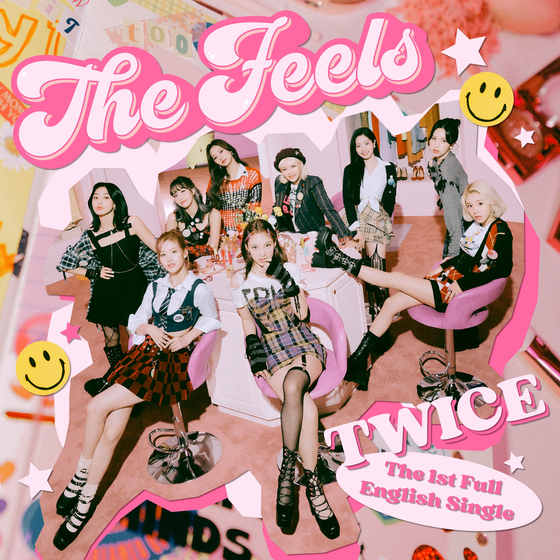 This month, girl group Twice released its first English-lyric single “The Feels” and premiered the stage performance of the track on the American talk show “The Tonight Show Starring Jimmy Fallon." [JYP ENTERTAINMENT]