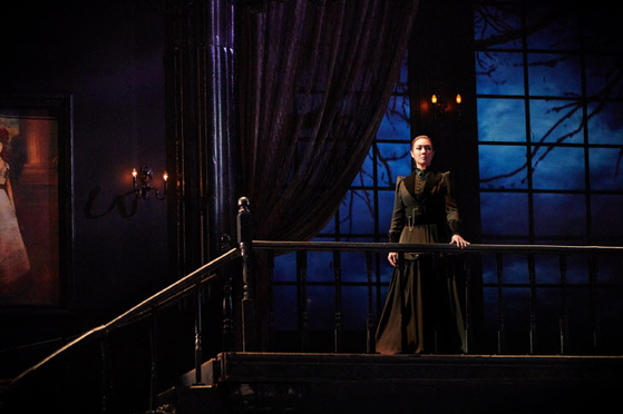 Korean production of ″Rebecca,″ based on a Gothic romance novel by Daphne du Maurier, but reportedly was inspired by alfred Hitchcokc's 1940 film of the same name, is being staged at the Chungmu Arts Center. [EMK MUSICAL COMPANY]