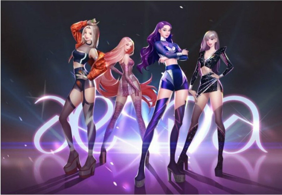 Four avatar members of SM Entertainment's girl group aespa [SM ENTERTAINMENT]
