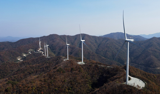 The wind farm in Janheung, South Jeolla [DOOSAN HEAVY INDUSTRIES & CONSTRUCTION]