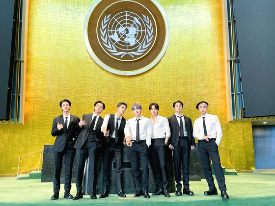 BTS at the United Nations General Assembly in September [BTS]