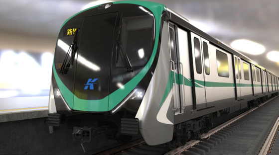Hyundai Rotem's electric multiple units that will be supplied to the city of Kaohsiung, Taiwan [HYUNDAI ROTEM]