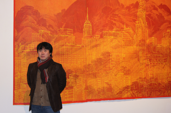 Lee Gil-ou, the artist behind the burning incense artworks [LEE GIL-OU]