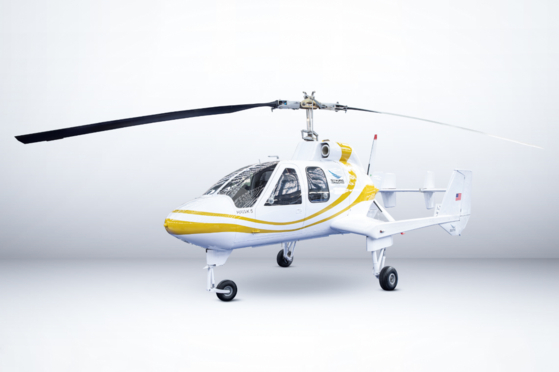 Skyworks Aeronautics' Hawk 5, which will be used by Lotte to start air taxi services in 2024. [LOTTE CORP.]