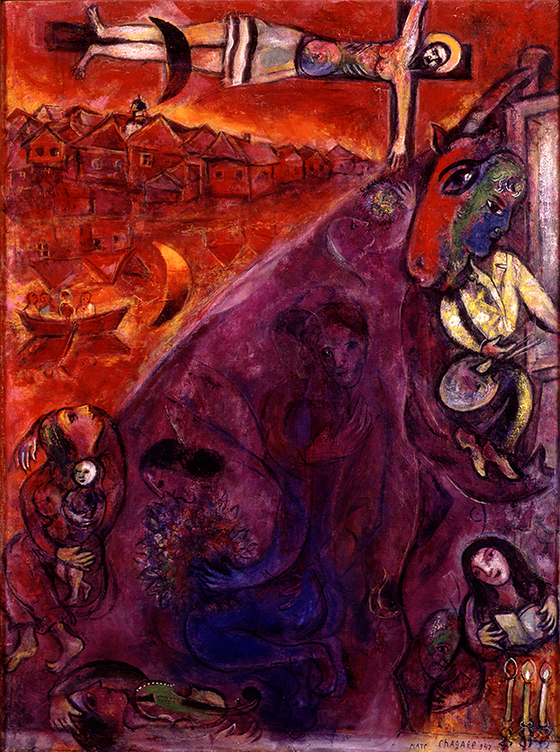 “Resurrection on the Riverbank” (1947) ⓒ Marc Chagall / ADAGP, Paris - SACK, Seoul, 2021 [MY ART MUSEUM]