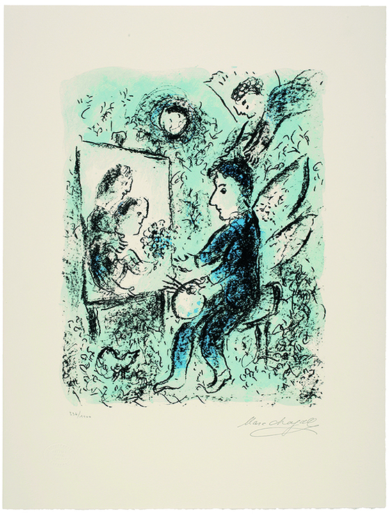 ″Towards Another Light″ (1985) ⓒ Marc Chagall / ADAGP, Paris - SACK, Seoul, 2021 [MY ART MUSEUM]