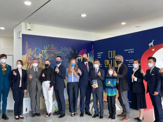 The exhibition ″The World We Meet Again, Latvia″ that was held from March 25 to May 30 at the Gimpo Art Village in Gimpo, Gyeonggi. [EMBASSY OF LATVIA IN KOREA]