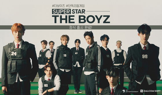 Game developer Dalcomsoft and boy band The Boyz launched a mobile rhythm game named “SuperStar The Boyz.″ [DALCOMSOFT]