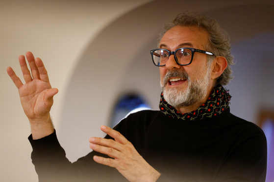 Michelin-starred chef Massimo Bottura is hoping to visit Korea for the opening of Gucci Osteria. [REUTERS/YONHAP]