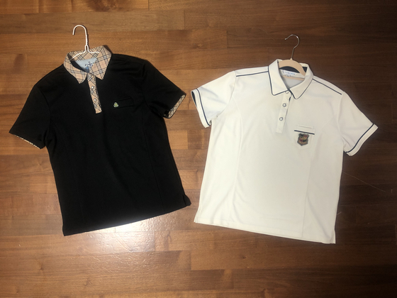 Casual wear, like these collared Polo shirts, are popular among Korean students as they are more comfortable than formal button-down shirts or blouses. [SHIN MIN-HEE]
