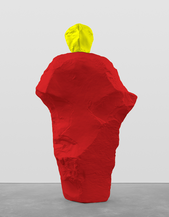 ″Yellow red monk″ (2020) by Ugo Rondinone [KUKJE GALLERY]