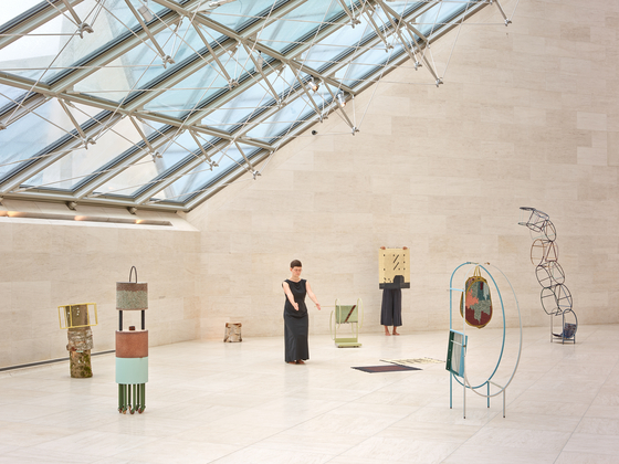 An installation view of artworks by Suki Seokyeong Kang at the Contemporary Art Museum of Luxembourg in 2019 [STUDIO SUKI SEOKYEONG KANG]